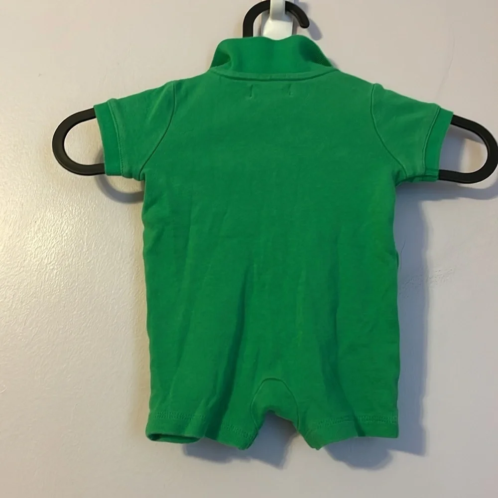 Ralph Lauren Green Polo Cotton Romper size 3 Months